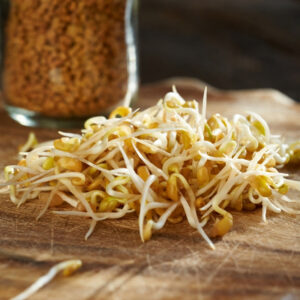 Methi seeds sprouted dehydrated