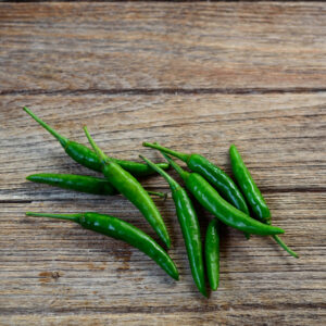 Green chilli dehydrated